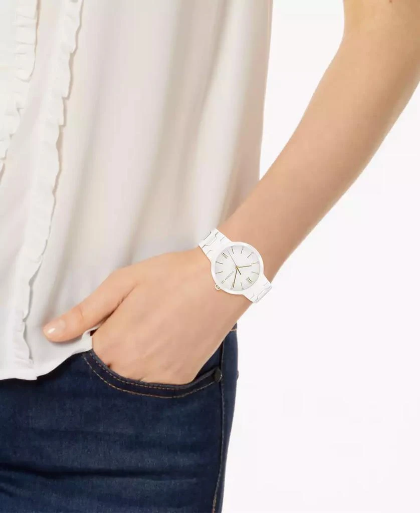 商品Tommy Hilfiger|Women's White Ceramic Bracelet Watch 36mm,价格¥827,第3张图片详细描述