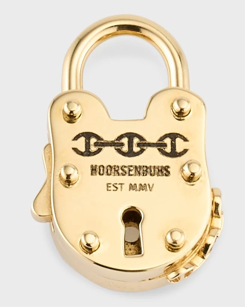 商品Hoorsenbuhs|18K Yellow Gold 30MM Padlock Pendant,价格¥44775,第1张图片