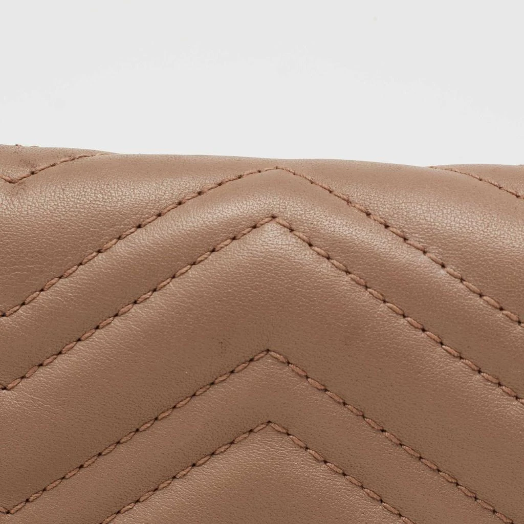 Gucci Dusky Pink Matelassé Leather GG Marmont Card Case 商品