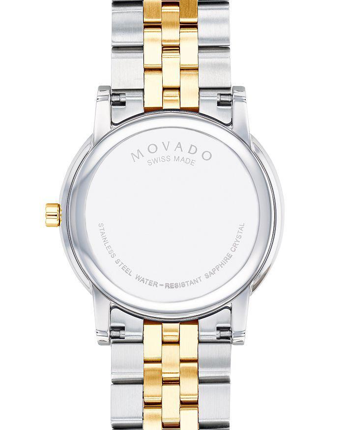 商品Movado|Museum Classic Two-Tone Diamond-Index Watch, 40mm,价格¥9685,第6张图片详细描述