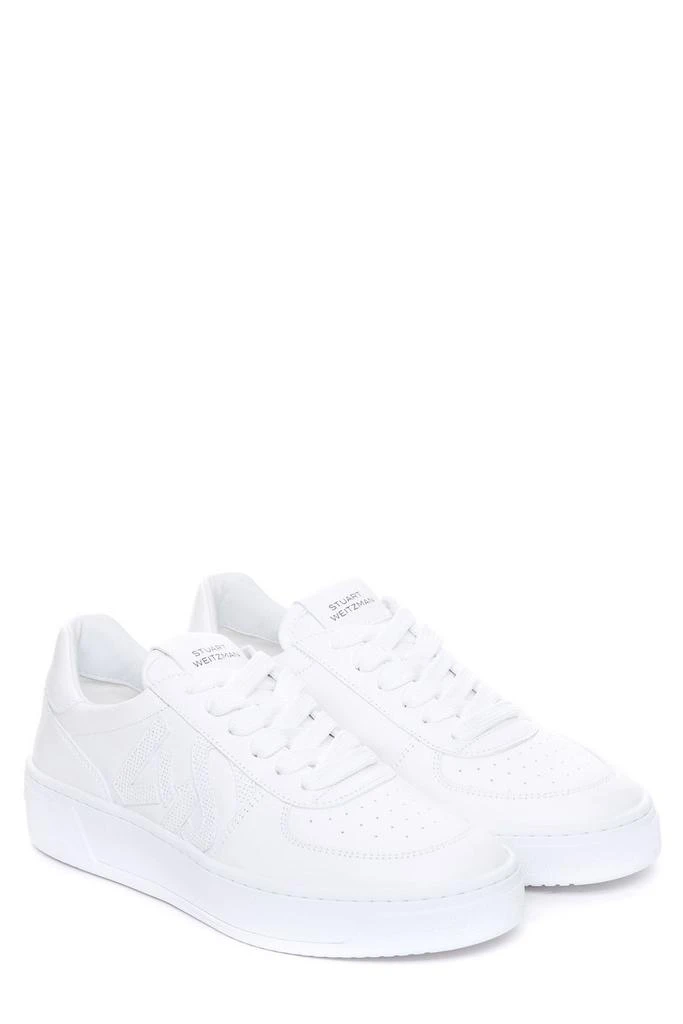 商品Stuart Weitzman|Stuart Weitzman SW Courtside Monogram Sneakers,价格¥1417,第3张图片详细描述