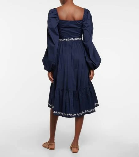 商品CAROLINE CONSTAS|Kaylin embroidered midi dress,价格¥1833,第3张图片详细描述