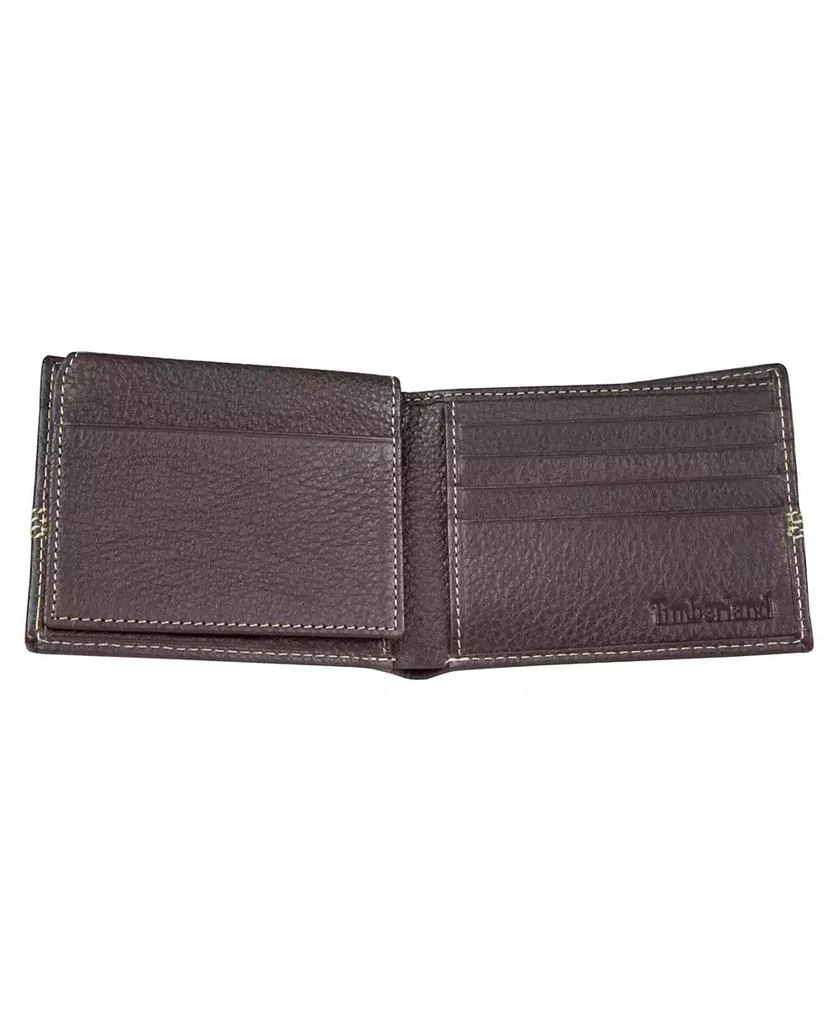 商品Timberland|Men's Milled Quad Stitch Passcase Wallet,价格¥194,第2张图片详细描述