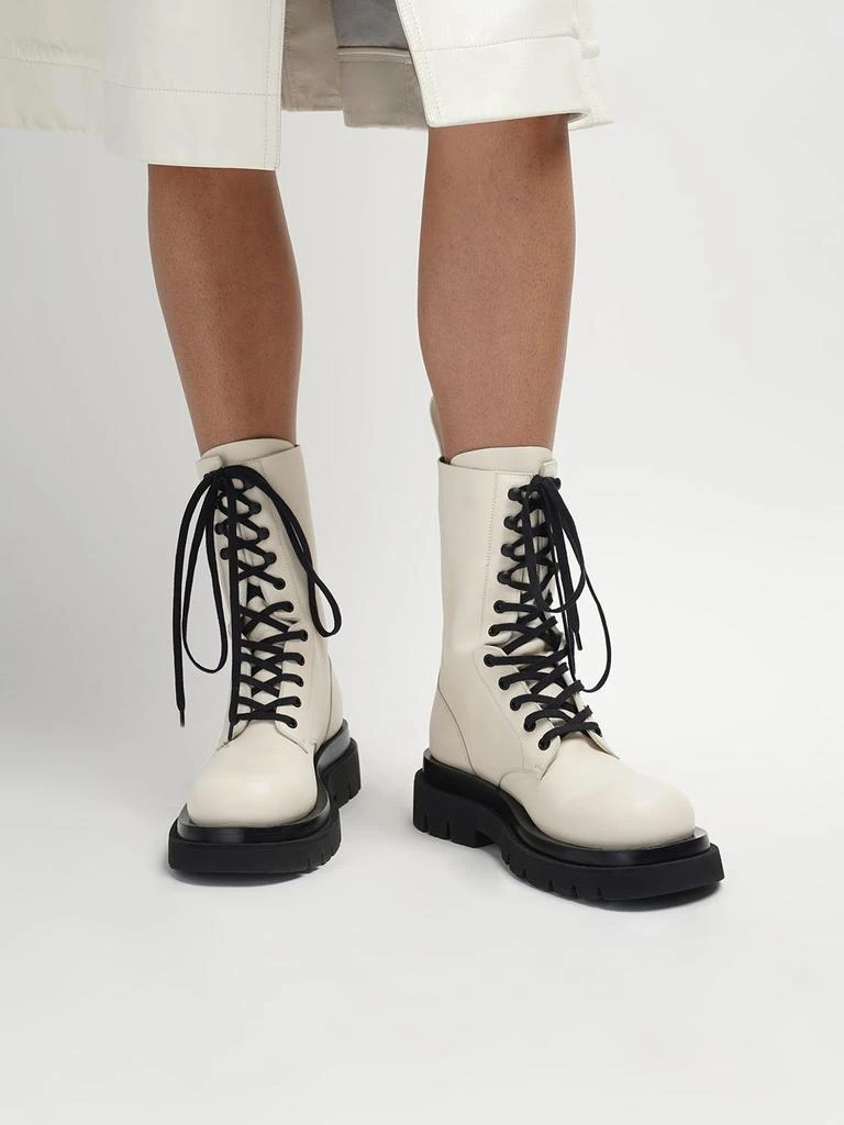 商品Bottega Veneta|40mm Lug Leather Combat Boots,价格¥13025,第1张图片详细描述