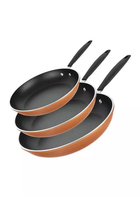 Gourmet Edge Stackable Diamond Infused Non-stick 8Pc Cookware Set