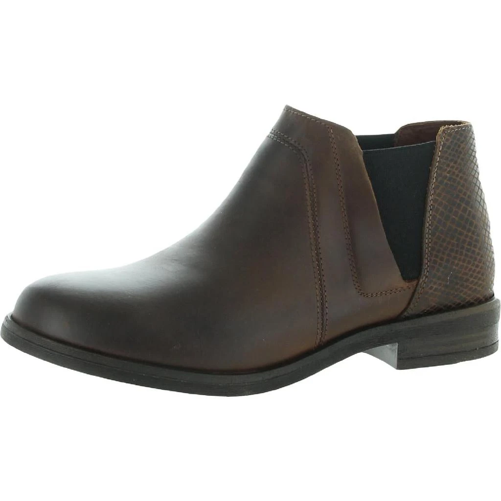 商品Clarks|Clarks Womens Beat Leather Calf Hair Ankle Boots,价格¥183,第2张图片详细描述