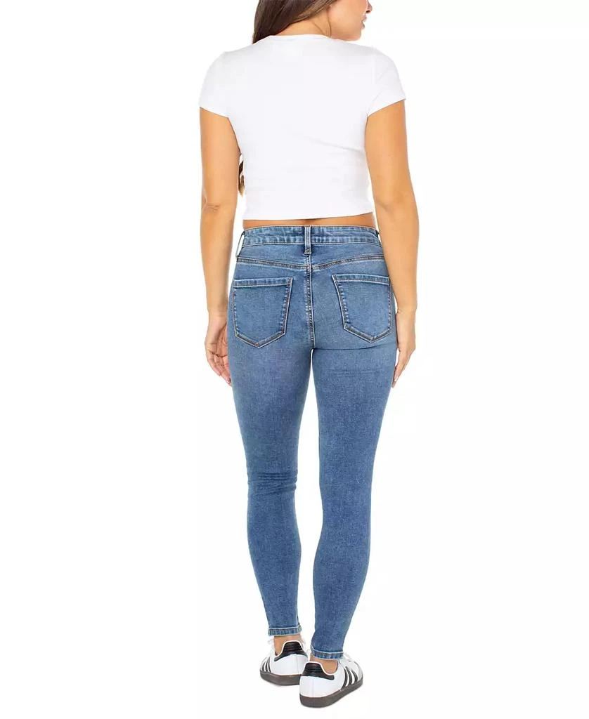 商品Celebrity Pink|Juniors' Curvy Mid-Rise Skinny Ankle Jeans,价格¥238,第2张图片详细描述