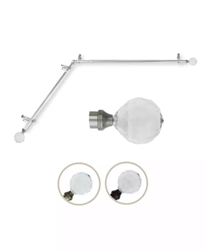商品Rod Desyne|Faceted 13/16" Corner Curtain Rod 28-48",价格¥1920,第1张图片