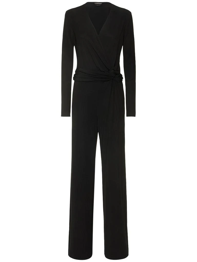 商品Tom Ford|Loose Micro Jersey Jumpsuit,价格¥11451,第1张图片