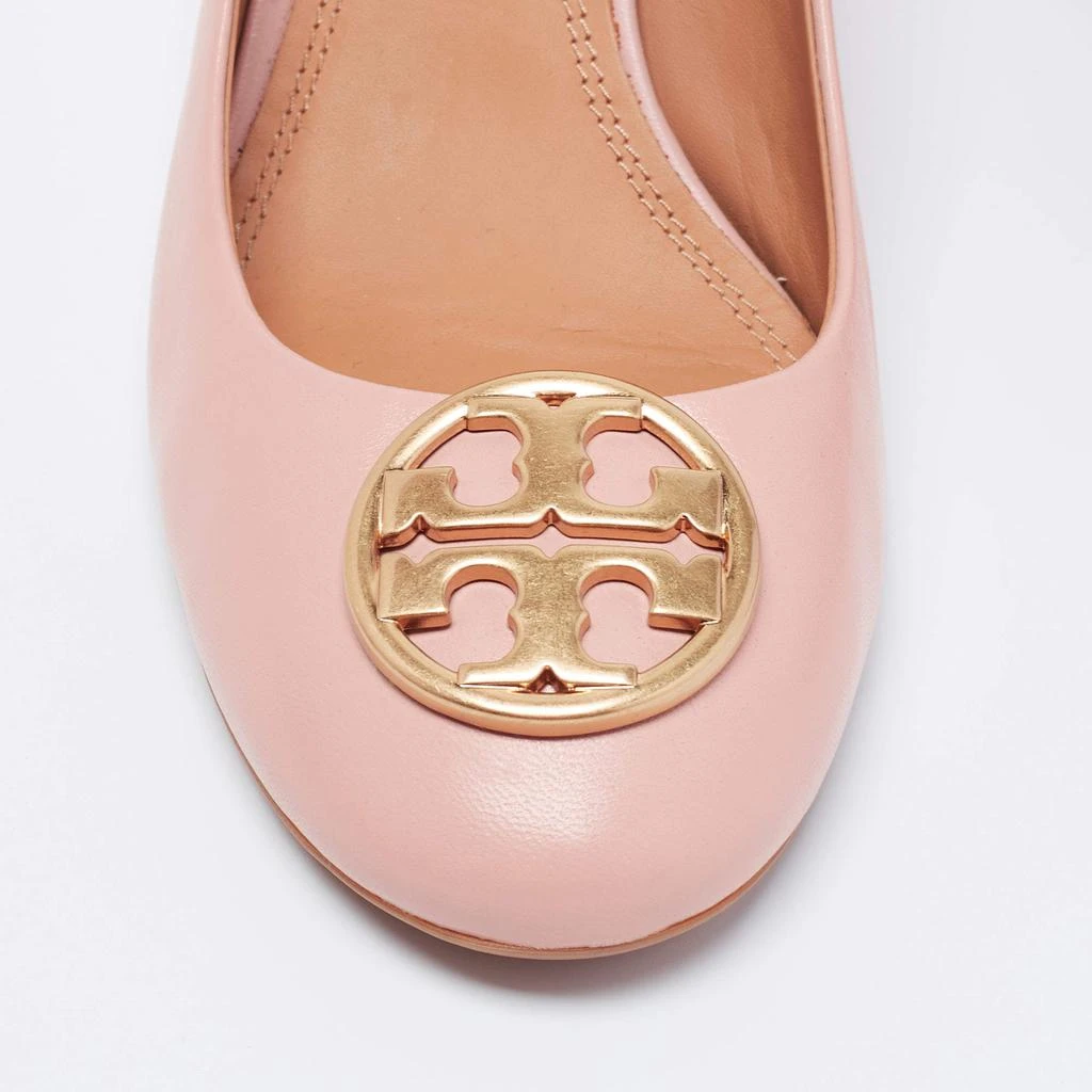 Tory Burch Beige Leather Chelsea Wedge Pumps Size 37.5 商品