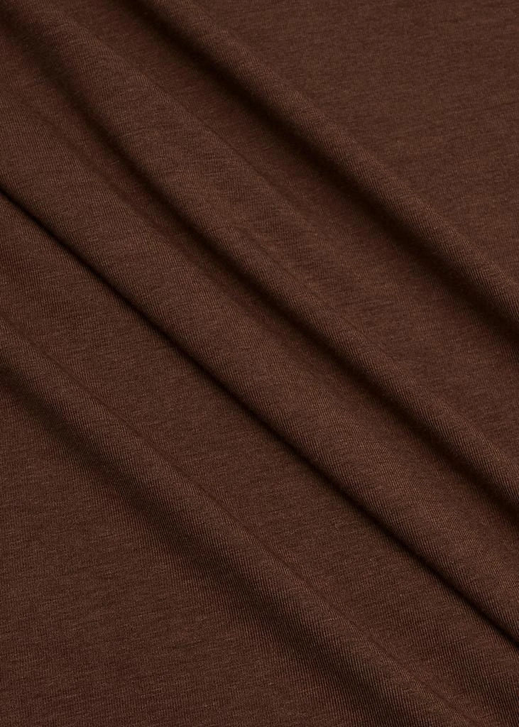 商品Paige|Cash burgundy stretch-jersey T-shirt,价格¥472,第5张图片详细描述