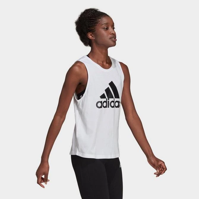 商品Adidas|Women's adidas Essentials Big Logo Crewneck Tank,价格¥224,第3张图片详细描述