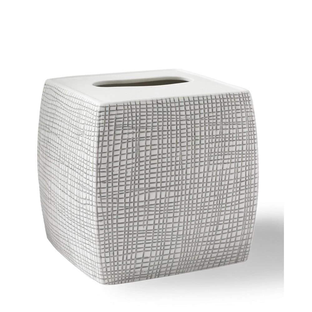 商品Cassadecor|Cestino Embossed Porcelain Tissue Holder,价格¥389,第1张图片