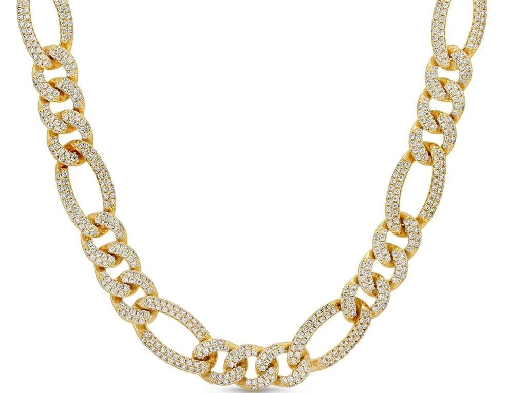 商品Stephen Oliver|18k Gold Cz Multi Link Necklace,价格¥3394,第1张图片