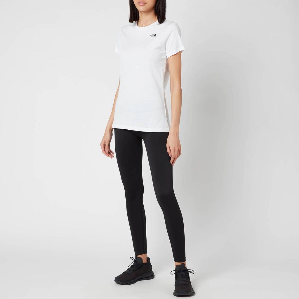 The North Face Women's Simple Dome Short Sleeve T-Shirt - TNF White商品第3张图片规格展示