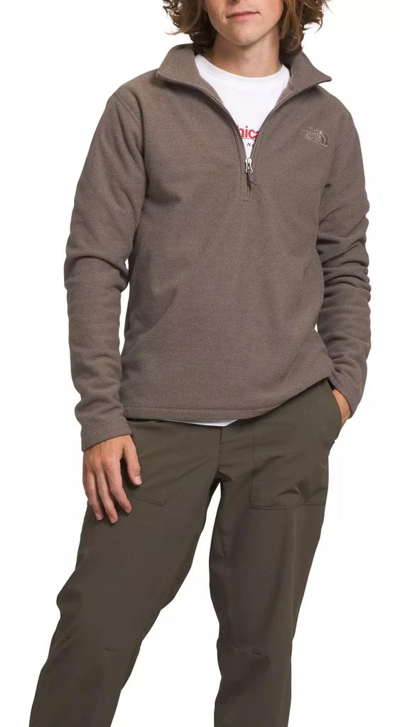 商品The North Face|The North Face Men's Textured Cap Rock Fleece 1/4 Zip Pullover,价格¥302,第1张图片详细描述