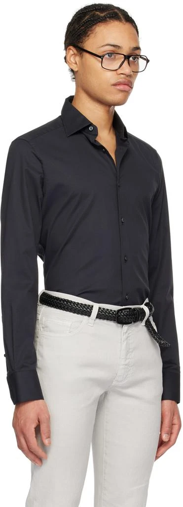 商品Zegna|黑色纽扣衬衫,价格¥2118,第2张图片详细描述