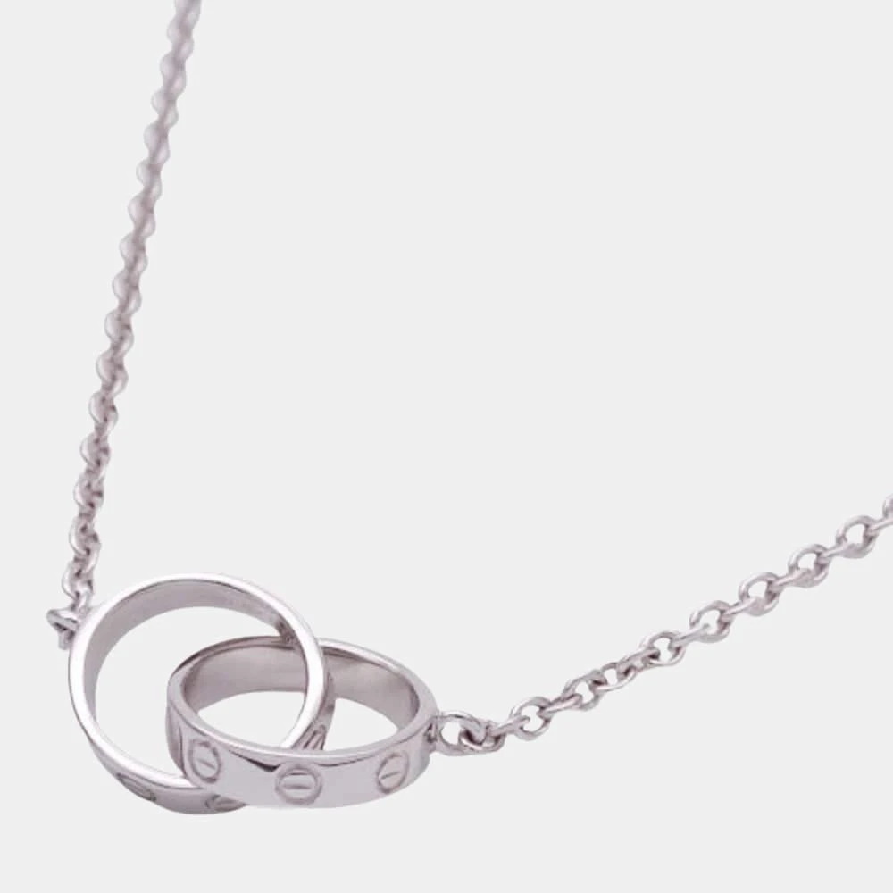 商品[二手商品] Cartier|Cartier Love 18K White Gold Necklace ,价格¥12590,第2张图片详细描述