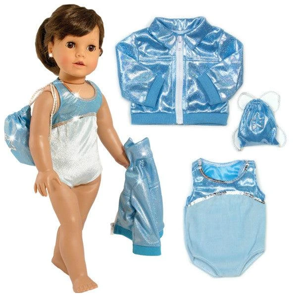 商品Teamson|Sophia’s Gymnastics Outfit Set for 18'' Dolls, Aqua,价格¥152,第1张图片