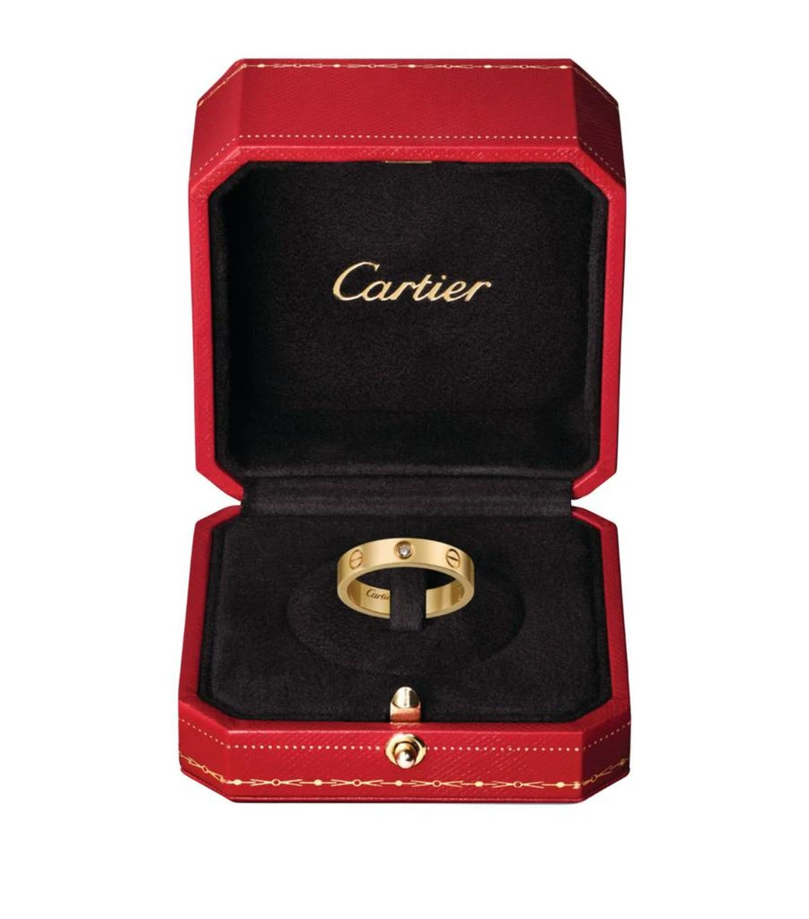 Yellow Gold and Diamond LOVE Wedding Band 商品