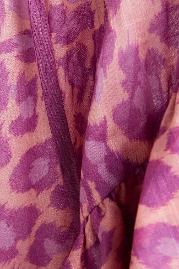 商品Zimmermann|Ruffled leopard-print cotton midi dress,价格¥2871,第4张图片详细描述