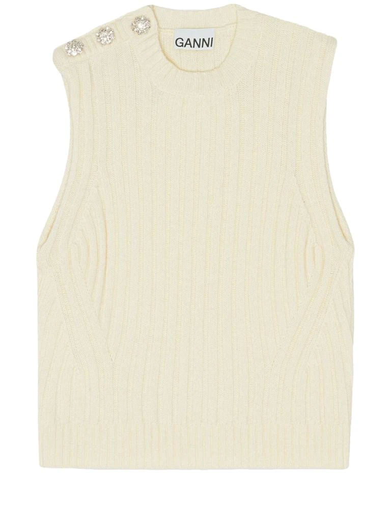 商品Ganni|Vest with buttons,价格¥655,第1张图片