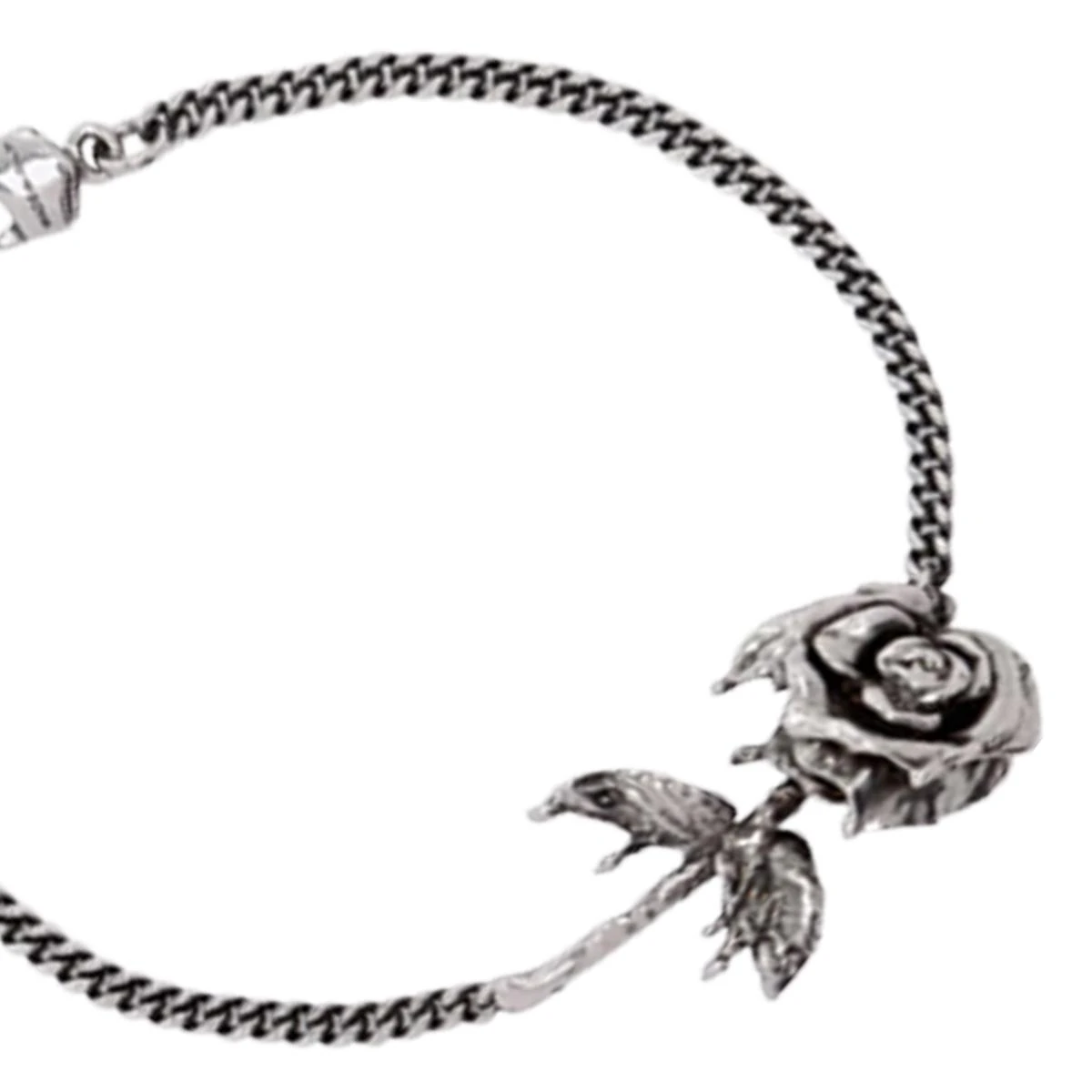 商品【商品预售7天】 Alexander McQueen|Alexander McQueen 男士手链手镯 823326J161N0446 灰色,价格¥2197,第3张图片详细描述