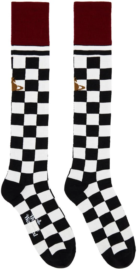 商品Vivienne Westwood|Black Check Socks,价格¥343,第1张图片