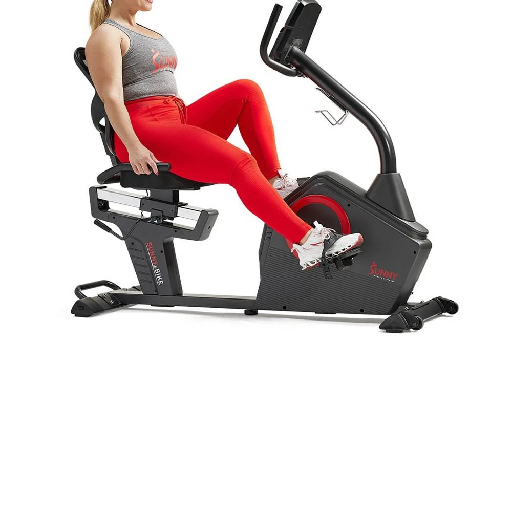 商品Sunny Health & Fitness|Premium Magnetic Resistance Smart Recumbent Bike, Sf-Rb4850Smart,价格¥8088,第2张图片详细描述