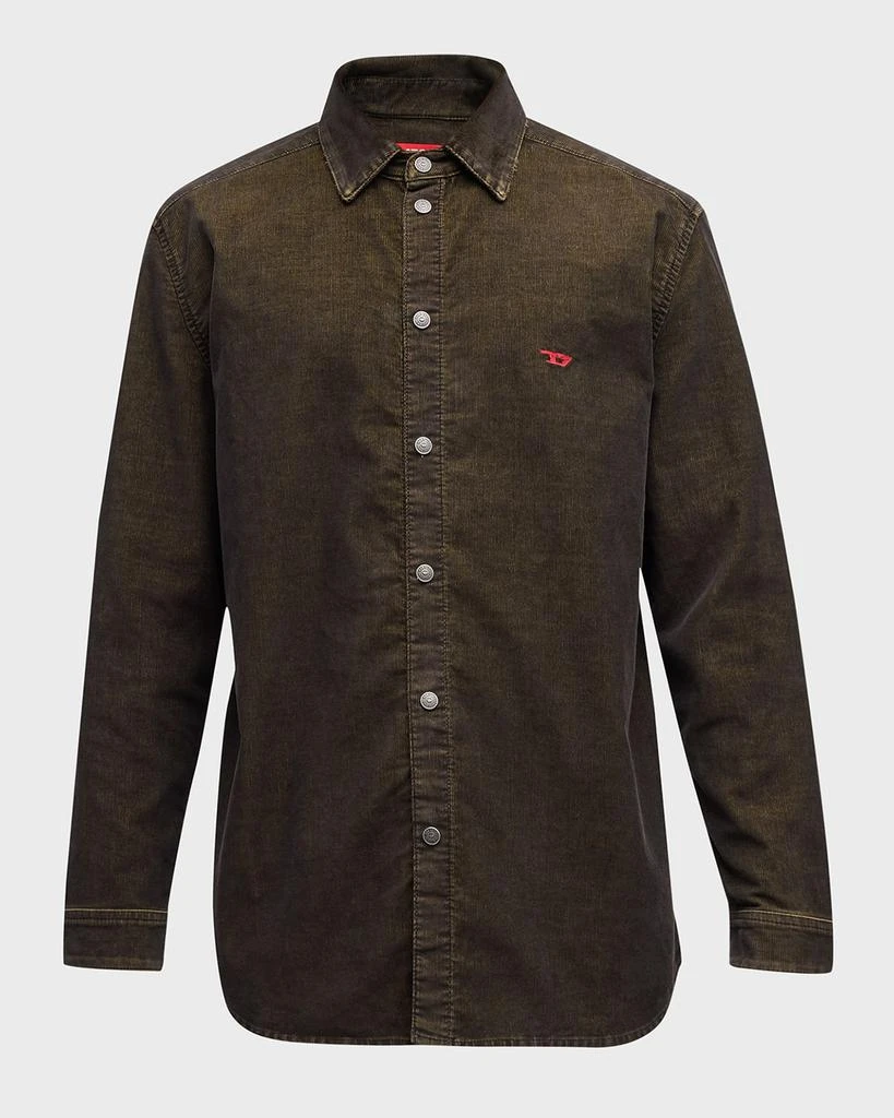 商品Diesel|Men's D-Simply-Over Denim Shirt,价格¥1118,第2张图片详细描述