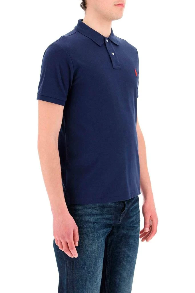 商品Ralph Lauren|Pique cotton polo shirt,价格¥570,第3张图片详细描述