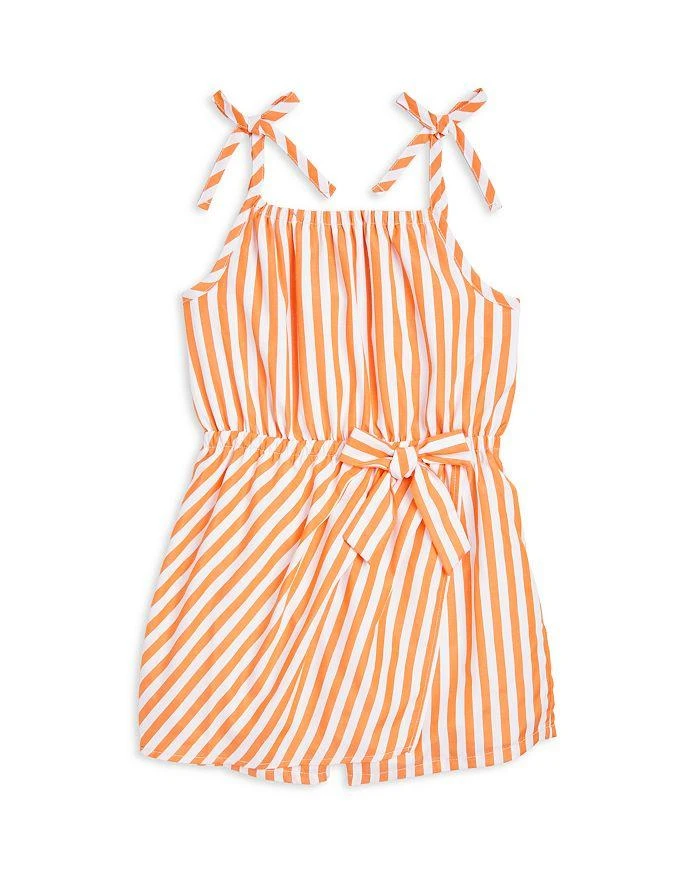 商品Habitual|Girls' Faux Wrap Striped Romper - Little Kid,价格¥258,第1张图片