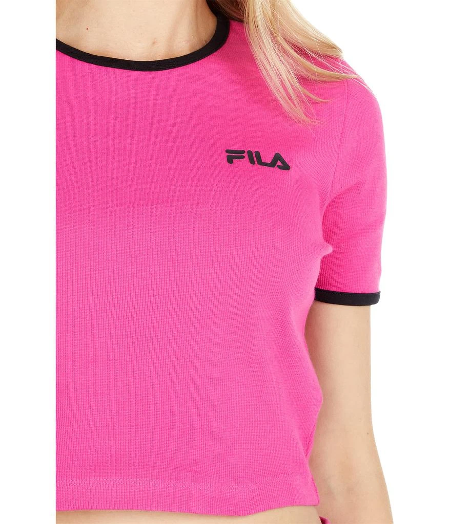 商品Fila|Perla Short Sleeve Crop Top,价格¥181,第3张图片详细描述