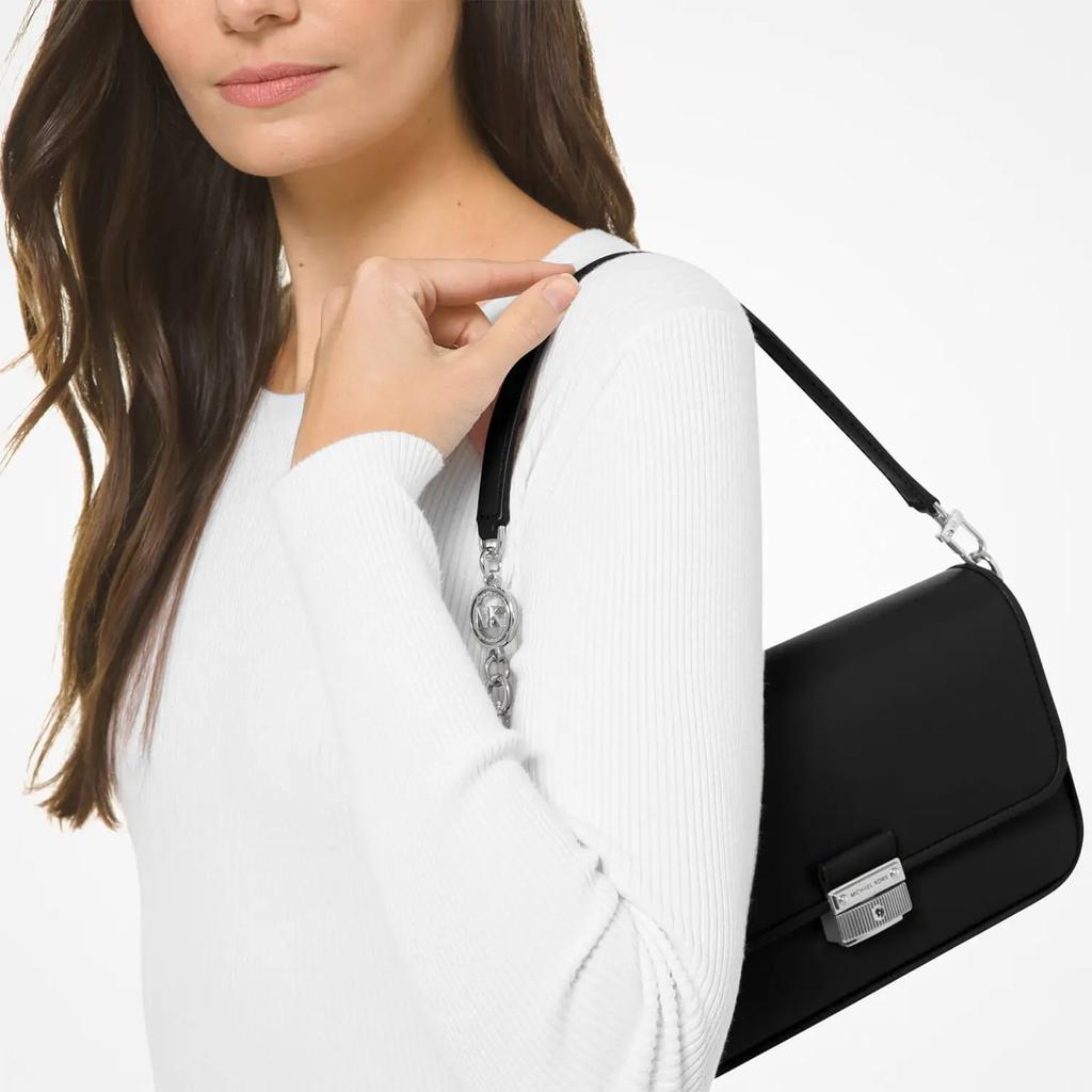 MICHAEL Michael Kors Women's Bradshaw Shoulder Bag - Black商品第2张图片规格展示
