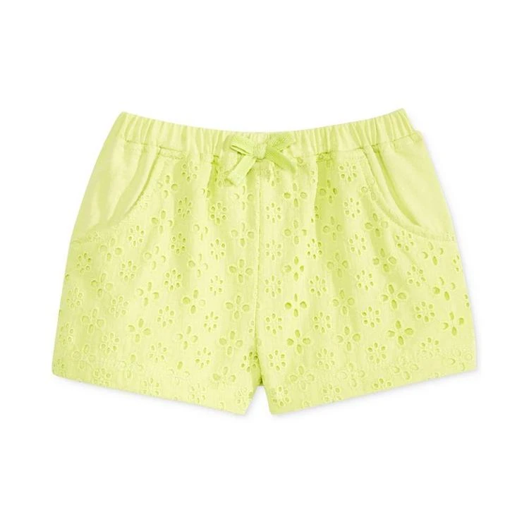 商品First Impressions|Eyelet Cotton Shorts, Baby Girls (0-24 months), Created for Macy's,价格¥28,第2张图片详细描述