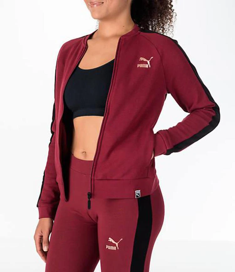 商品Puma|Women's Puma T7 Track Jacket,价格¥186,第3张图片详细描述
