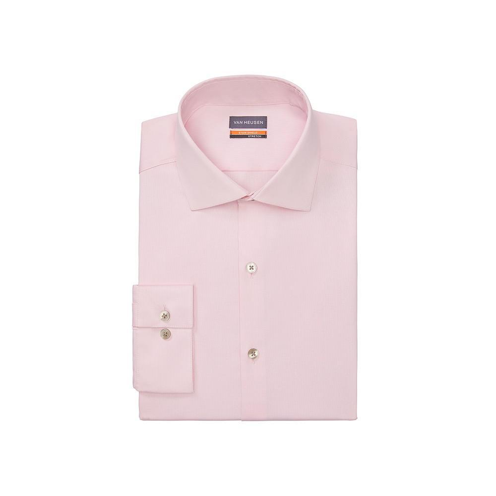 商品Van Heusen|Men's Stain Shield Regular Fit Dress Shirt,价格¥161,第3张图片详细描述