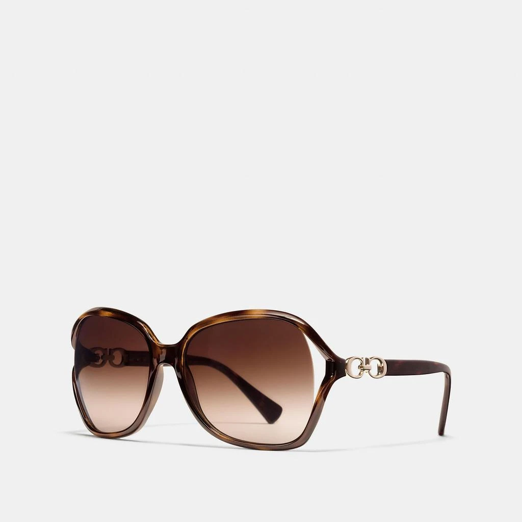 商品Coach|COACH Kissing C Sunglasses,价格¥869,第2张图片详细描述