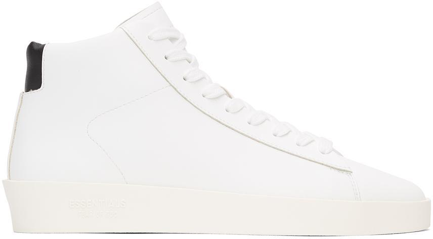 商品Essentials|White Tennis Mid Sneakers,价格¥2210,第1张图片