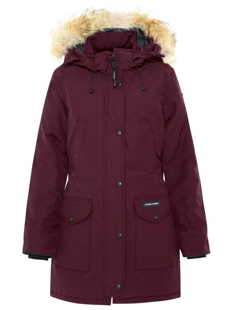 商品Canada Goose|SEQUOIA BROWN POLYESTER BLEND TRILLIUM PARKA,价格¥4637,第1张图片