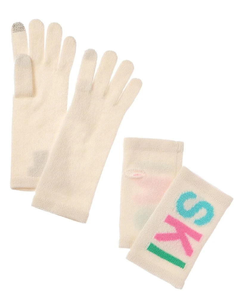 商品Hannah Rose|Ski Intarsia 3-in-1 Cashmere Gloves,价格¥302,第1张图片