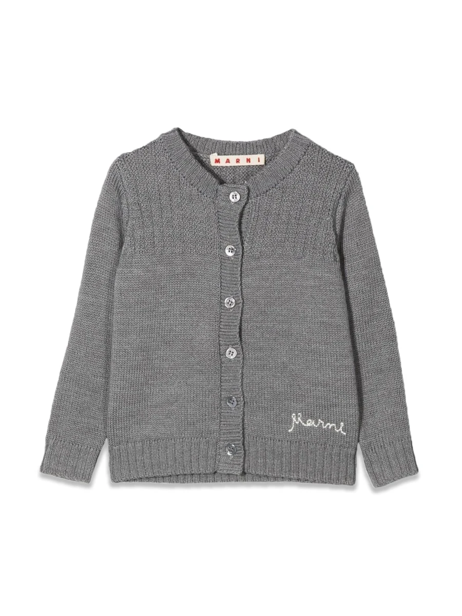 商品【商品预售7天】 Marni|Marni 男童针织毛衣 M00408BM00NN0M904 灰色,价格¥644,第1张图片