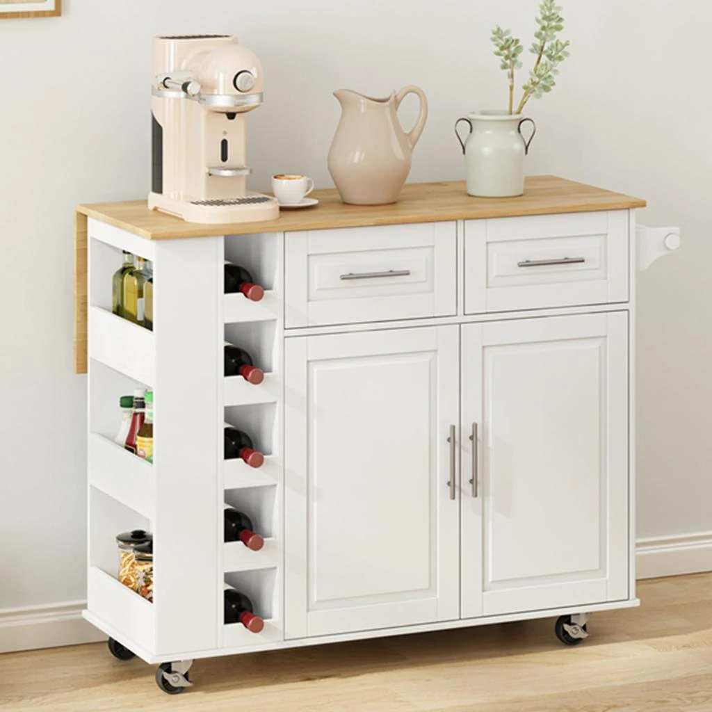 商品Simplie Fun|Multi Functional Kitchen Island Cart,价格¥4376,第1张图片