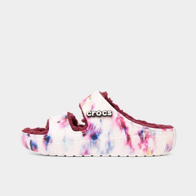 商品Crocs|Women's Crocs Classic Cozzzy Tie-Dye Graphic Sandals,价格¥373,第1张图片