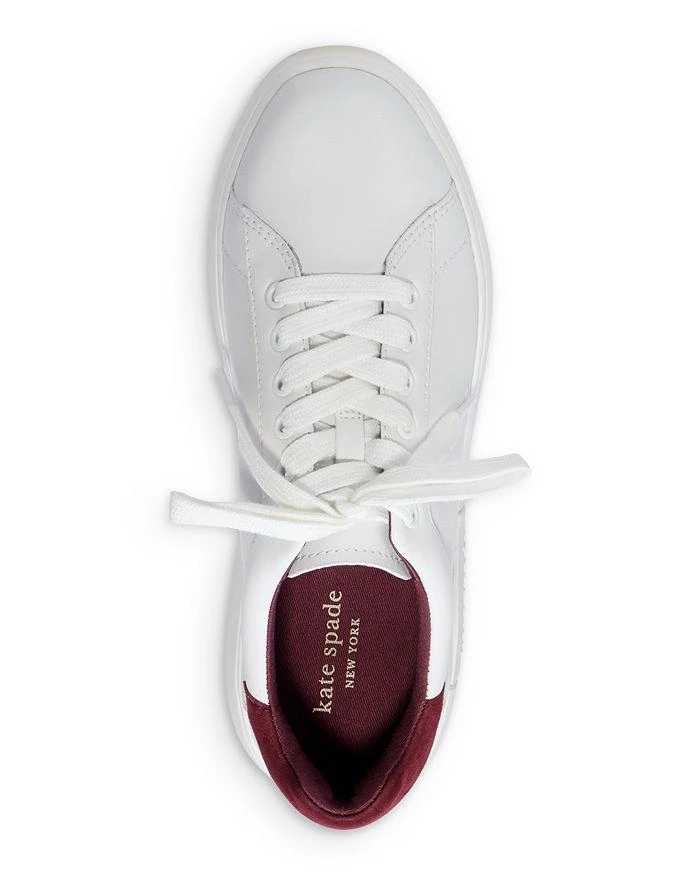 商品Kate Spade|Women's Lift Lace Up Low Top Sneakers,价格¥962,第3张图片详细描述