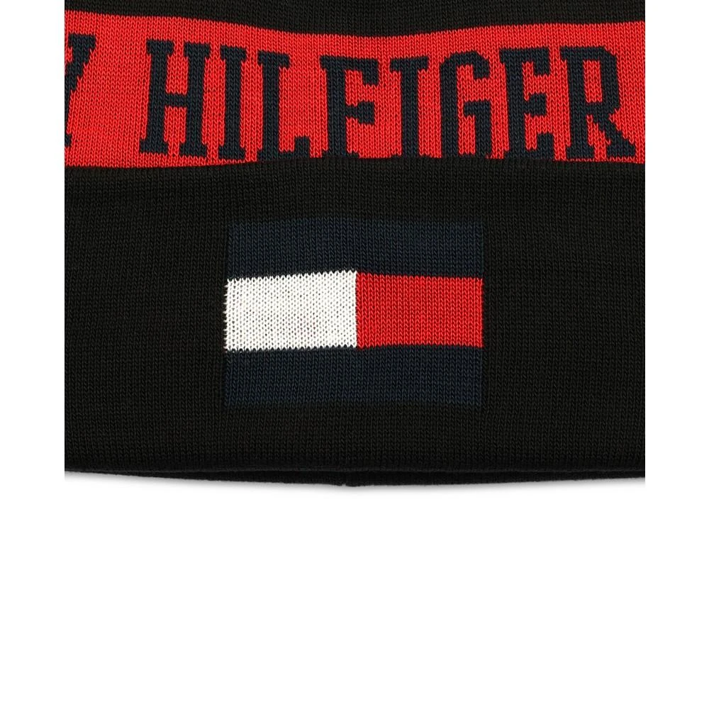 商品Tommy Hilfiger|Men's Logo Graphic Cuffed Hat,价格¥209,第4张图片详细描述