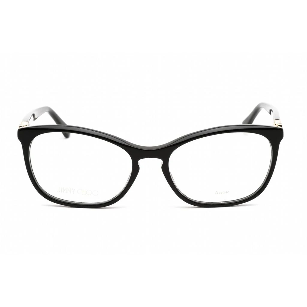 商品Jimmy Choo|Jimmy Choo Women's Eyeglasses - Full Rim Cat Eye Black Plastic Frame | JC317 0807 00,价格¥546,第2张图片详细描述