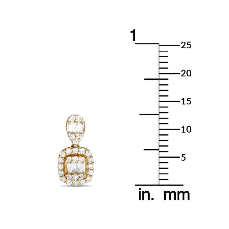 商品LB Exclusive|14K Yellow Gold 0.55ct Diamond Drop Earrings,价格¥5265,第3张图片详细描述