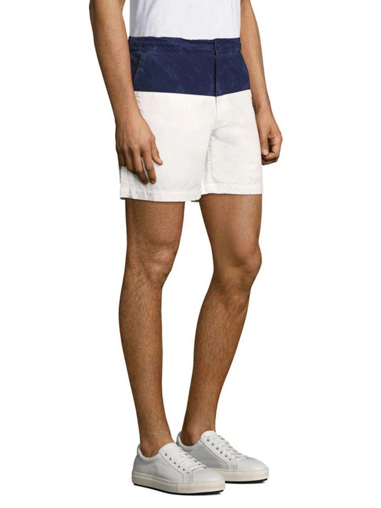 商品Ralph Lauren|Colorblock Cotton Shorts,价格¥196,第3张图片详细描述