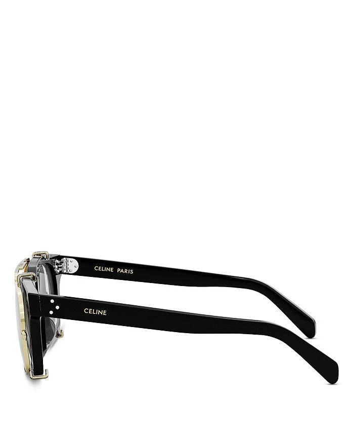 商品Celine|Clip On Square Sunglasses, 50mm,价格¥3830,第3张图片详细描述
